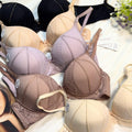 Lace Side-Panel Underwire Bra – Metallic Trim Contour Full-Coverage Bra - Set of 2